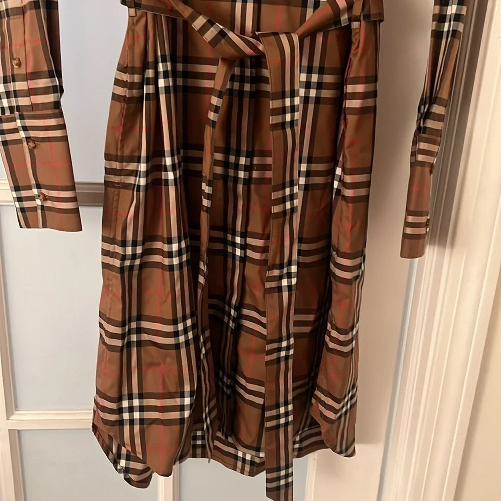 Burberry Tan and Black Plaid Dress - Picture 4 of 6